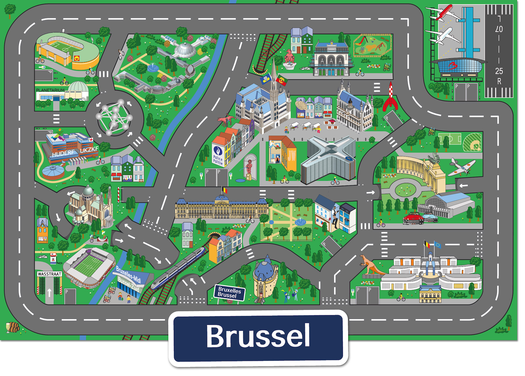 Ritmisch Verleden Berekening Speelkleed Brussel - Carperoo